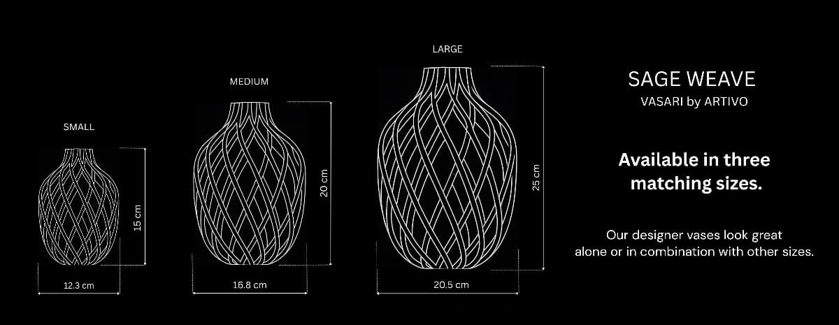 Sage Weave size reference